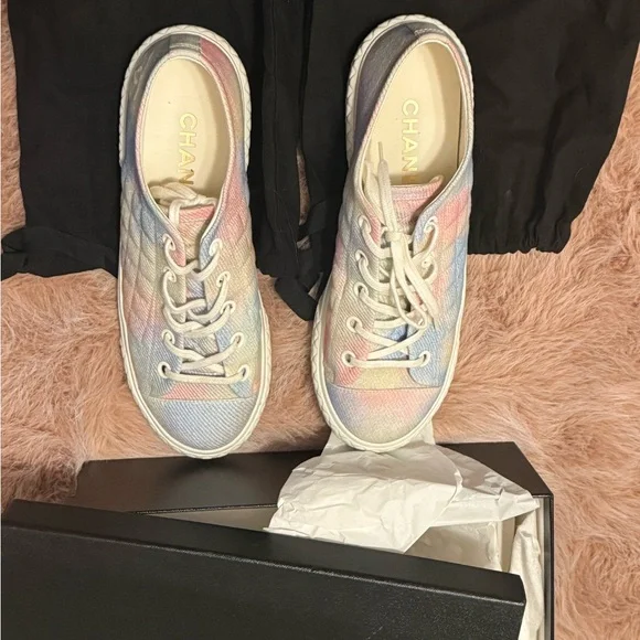 Colorful CHANEL Women's Sneakers - Picture 6 of 8